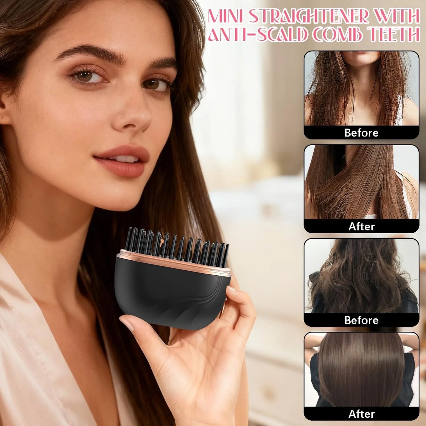 Pocket Pro Hair Straightener Brush