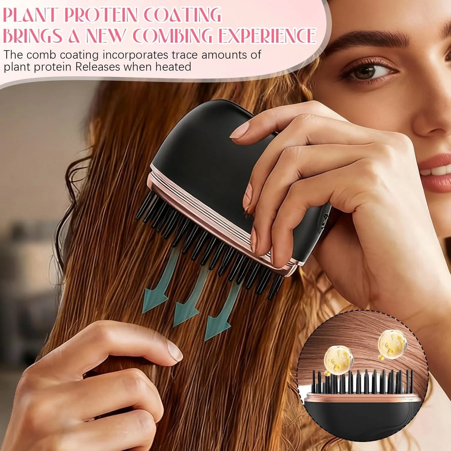 Pocket Pro Hair Straightener Brush